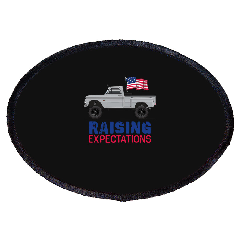 Raising Expectations Silver Oval Patch | Artistshot