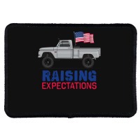 Raising Expectations Silver Rectangle Patch | Artistshot