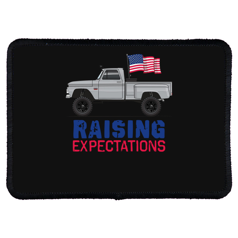 Raising Expectations Silver Rectangle Patch | Artistshot