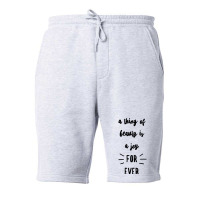 Hot Trend Vin Scully Quotes Text Art Work Design Fleece Short | Artistshot