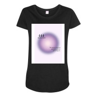 444 Angle Number Maternity Scoop Neck T-shirt | Artistshot