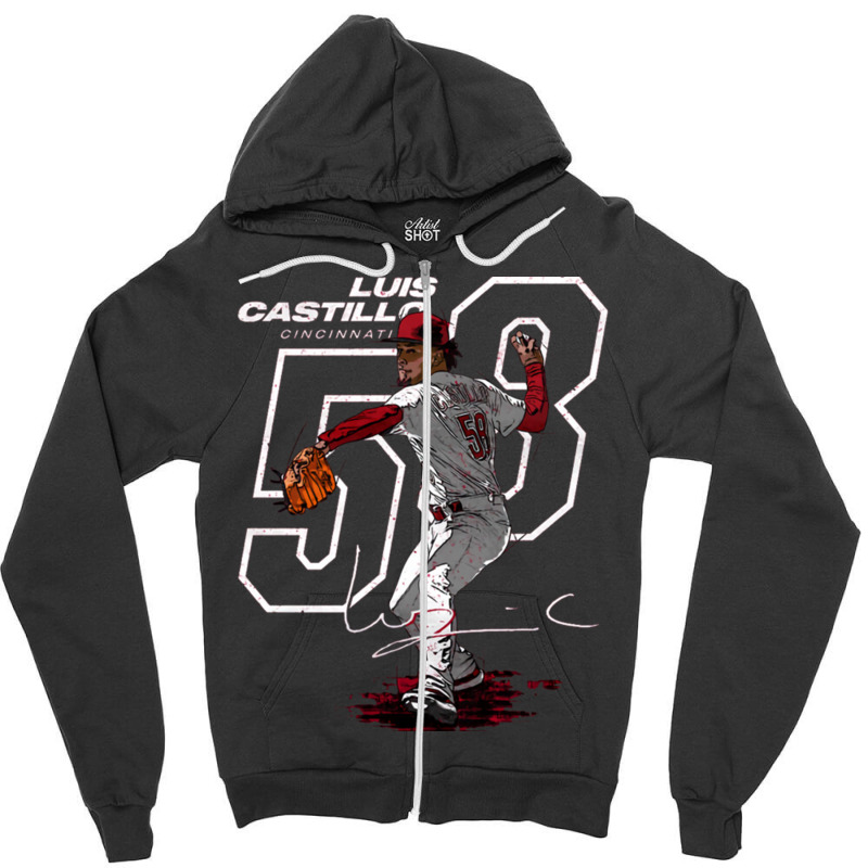 Luis Castillo Offset Zipper Hoodie | Artistshot