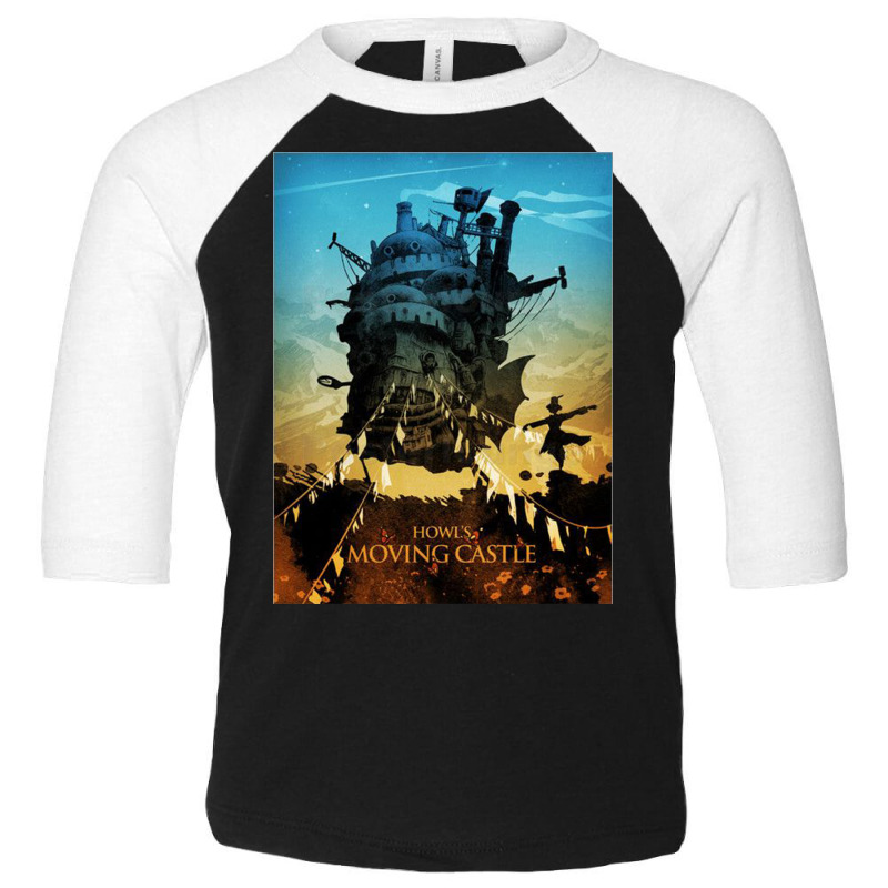 Howl’s Moving Castle Toddler 3/4 Sleeve Tee by dianefugate | Artistshot