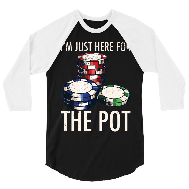 Limited Edition Poker Texas Hold'em Gambling Pot Cards Player Gift 3/4 Sleeve Shirt | Artistshot