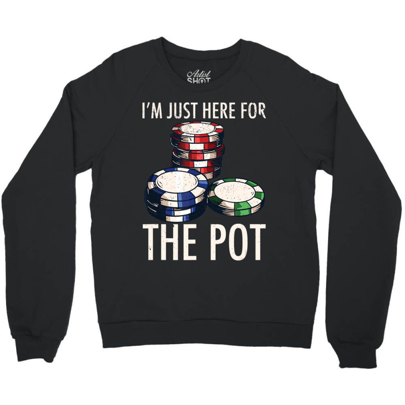 Limited Edition Poker Texas Hold'em Gambling Pot Cards Player Gift Crewneck Sweatshirt | Artistshot