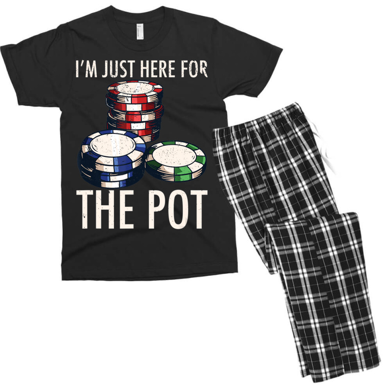 Limited Edition Poker Texas Hold'em Gambling Pot Cards Player Gift Men's T-shirt Pajama Set | Artistshot