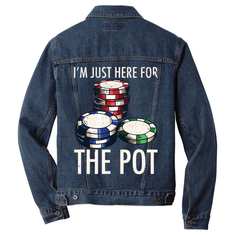 Limited Edition Poker Texas Hold'em Gambling Pot Cards Player Gift Men Denim Jacket | Artistshot