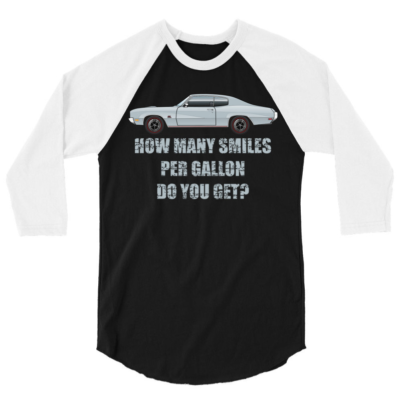 Smiles Per Miles Silver 3/4 Sleeve Shirt | Artistshot