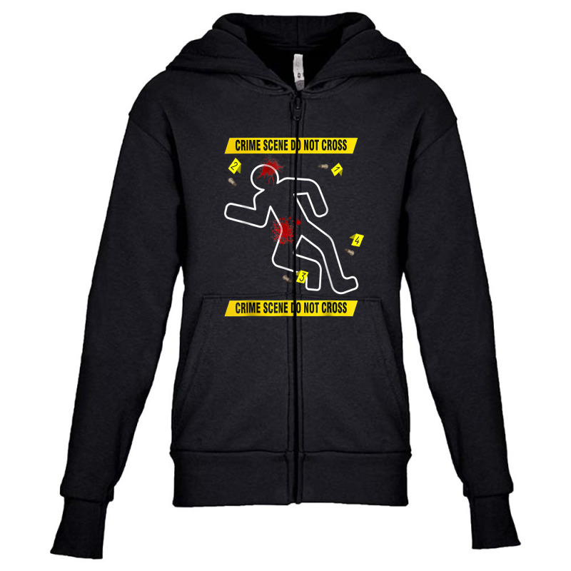 Crime Scene Investigation, Forensic Evidence, Csi Police Youth Zipper Hoodie by KarinLeighPurcell | Artistshot