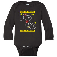 Crime Scene Investigation, Forensic Evidence, Csi Police Long Sleeve Baby Bodysuit | Artistshot