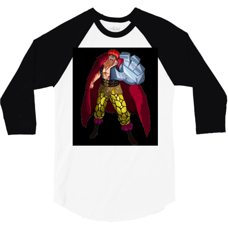 One Piece Eustass Kid Poster Yellow 3/4 Sleeve Shirt | Artistshot