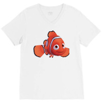 Think About Ways Finding Nemo Blue Gift For Halloween V-neck Tee | Artistshot