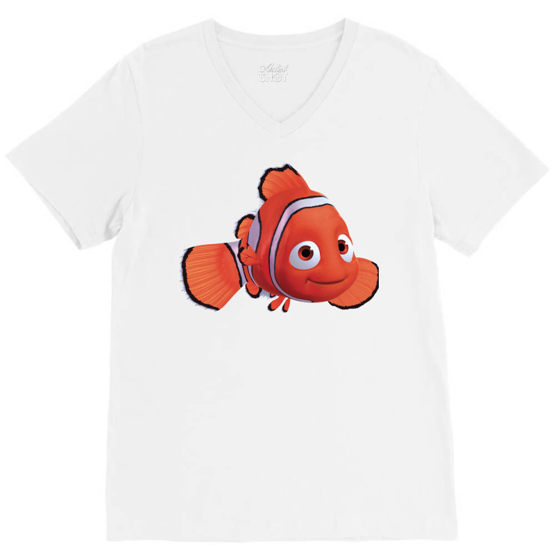 Think About Ways Finding Nemo Blue Gift For Halloween V-neck Tee | Artistshot