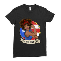 Hot Trend Puerto Rican Girl Strong Puerto Rico Pride Boricua Ladies Fitted T-shirt | Artistshot