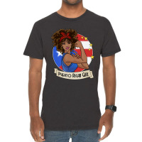 Hot Trend Puerto Rican Girl Strong Puerto Rico Pride Boricua Vintage T-shirt | Artistshot