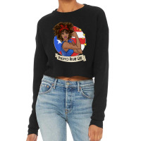 Hot Trend Puerto Rican Girl Strong Puerto Rico Pride Boricua Cropped Sweater | Artistshot