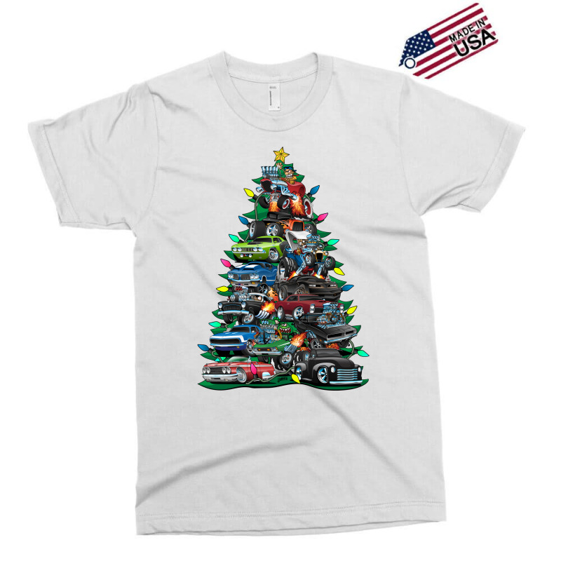 Car Madness Christmas Tree  Muscle Cars And Hot Rods Music Exclusive T-shirt | Artistshot