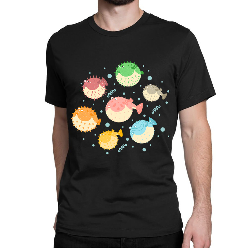 Trending Happy Puffer Fish Classic T-shirt | Artistshot