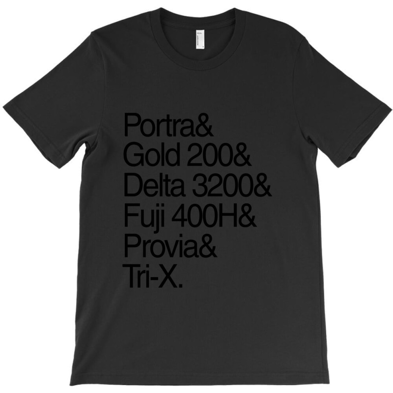 Helvetica Film Stock T-Shirt by NicholetteJeanHastings | Artistshot