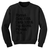 Helvetica Film Stock Youth Sweatshirt | Artistshot