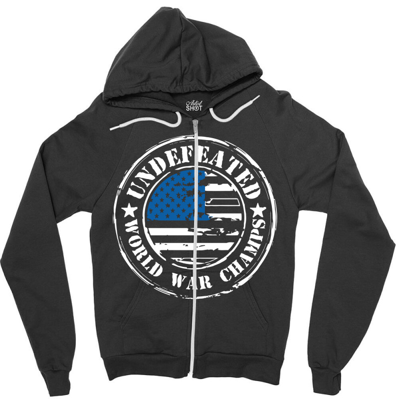 World War Champs Zipper Hoodie | Artistshot