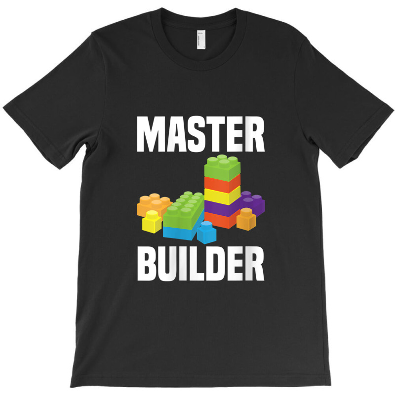 Womens Cool Master Builder Funny Building Blocks Gift Men Women V-neck T-shirt | Artistshot