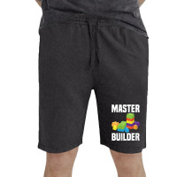 Womens Cool Master Builder Funny Building Blocks Gift Men Women V-neck Vintage Short | Artistshot