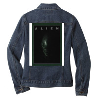 Alien Ladies Denim Jacket | Artistshot