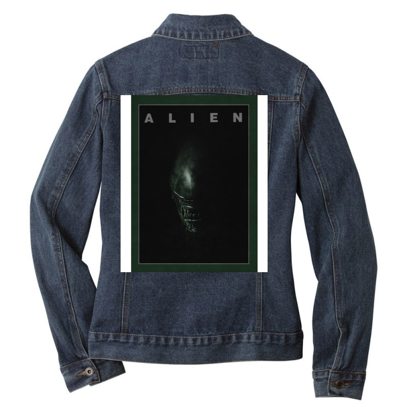 Alien Ladies Denim Jacket by nbarroosnanod | Artistshot