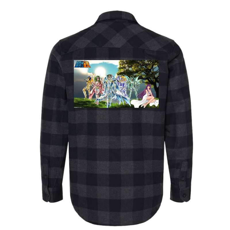 Saint Seiya Knights Of The Zodiac Poster Love Flannel Shirt by vulumagelsyh | Artistshot