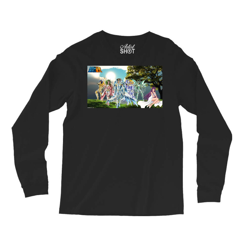 Saint Seiya Knights Of The Zodiac Poster Love Long Sleeve Shirts by vulumagelsyh | Artistshot