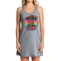 The Thunder And The Lightning Western Rolls And Strikes Premium T Shir Tank Dress | Artistshot