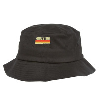 Houston Gift Limited Edition Vintage Retro Gift For Houston 1 Bucket Hat | Artistshot