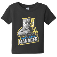 Database Manager - Office Superhero Baby Tee | Artistshot