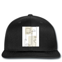 Abstract Faces  Line Art Printed Hat | Artistshot