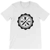 Minnesota Emblem Canoe Paddle And Baseball Bat Boy T-shirt | Artistshot