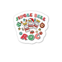 Crna Icu Nurse Christmas, Jingle Bell Roc Xmas Anesthetist Long Sleeve Sticker | Artistshot