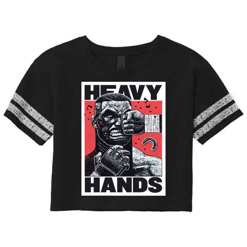 Heavy Hands Graphic By Gian Galang Scorecard Crop Tee by JohnDavidMay | Artistshot