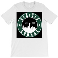 Seattle Grunge Poster Nature T-shirt | Artistshot