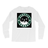 Seattle Grunge Poster Nature Long Sleeve Shirts | Artistshot