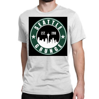 Seattle Grunge Poster Nature Classic T-shirt | Artistshot