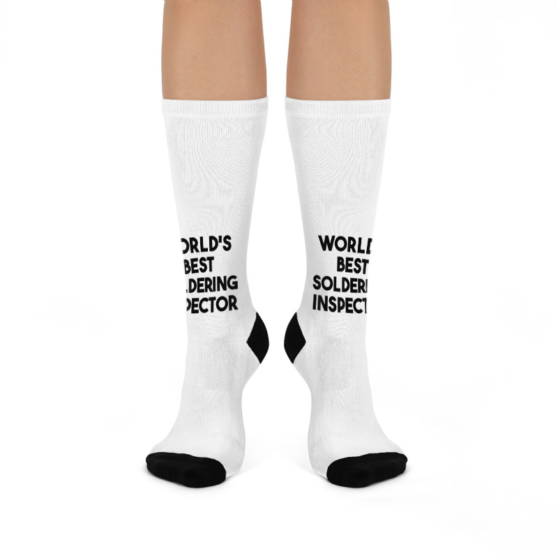 World's Best Soldering Inspector T Shirt Crew Socks | Artistshot