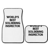 World's Best Soldering Inspector T Shirt Full Set Car Mats | Artistshot