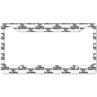 World's Best Soldering Inspector T Shirt License Plate Frame | Artistshot