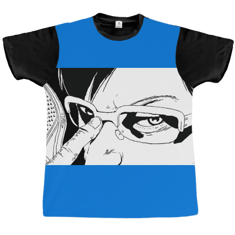 Smile Ping Pong The Animation Poster Blue Graphic T-shirt by gelezaconolea | Artistshot