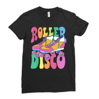 Trending Roller Skate Retro 70s Derby Skater Girl Roller Disco Ladies Fitted T-shirt | Artistshot