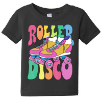 Trending Roller Skate Retro 70s Derby Skater Girl Roller Disco Baby Tee | Artistshot