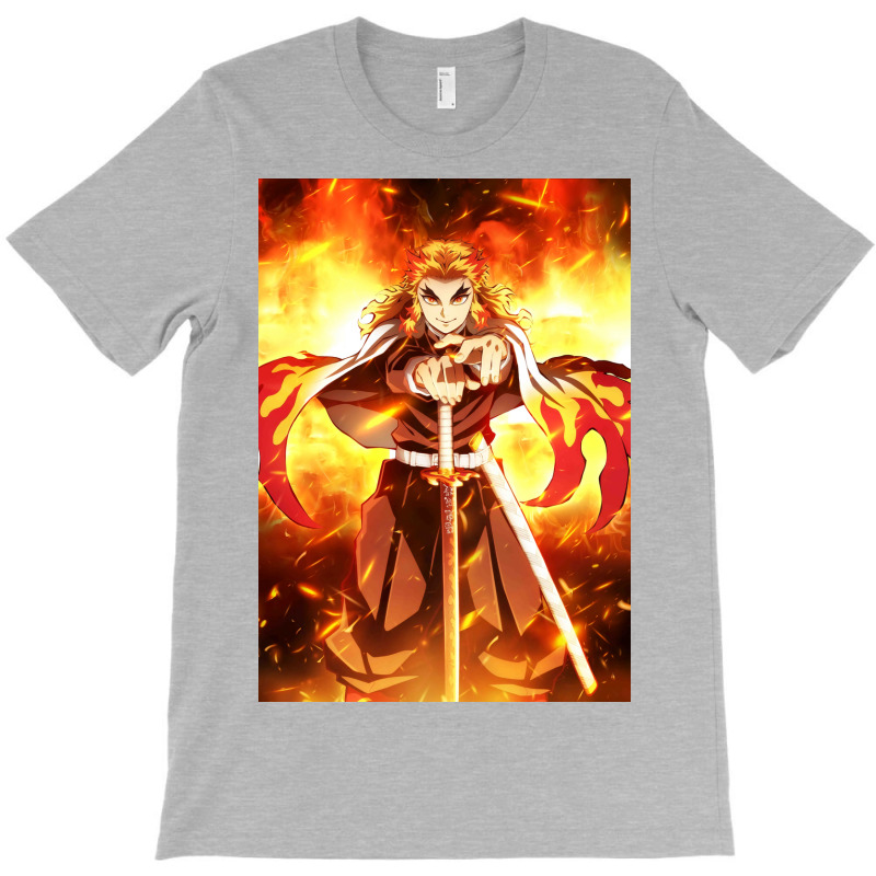 Rengoku Kyjur Poster Aesthetic T-shirt | Artistshot