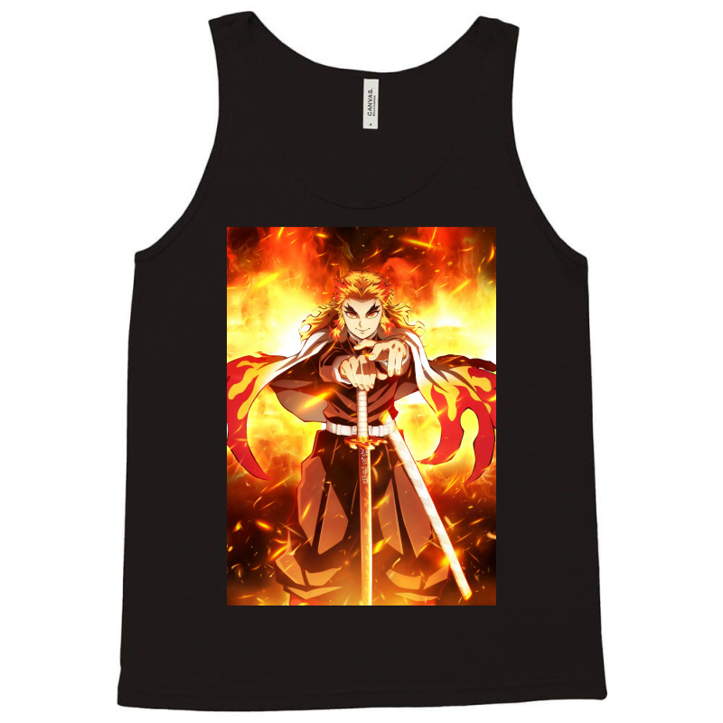 Rengoku Kyjur Poster Aesthetic Tank Top | Artistshot