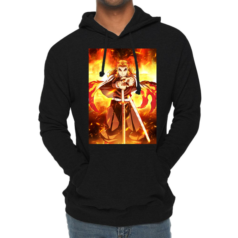 Rengoku Kyjur Poster Aesthetic Lightweight Hoodie | Artistshot